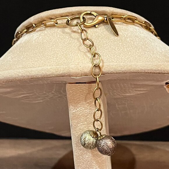 Lenora Dame Bejeweled Vintage Inspired Bib Necklace with Bee and Flowers - Picture 5 of 7